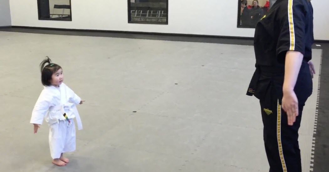 This 3 Year Old Taekwondo Master Reciting The Student Creed Is Pure Joy